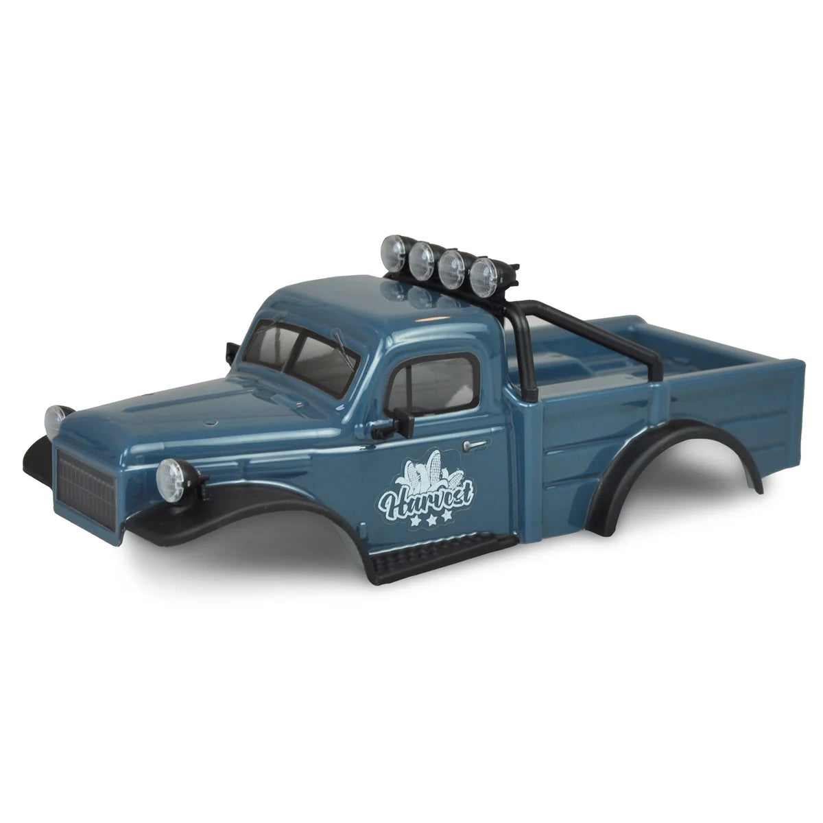 Amewi Harvest Lexan Karosserie blau für AMXRock AM18 015-18043 Crawler – Seitenansicht