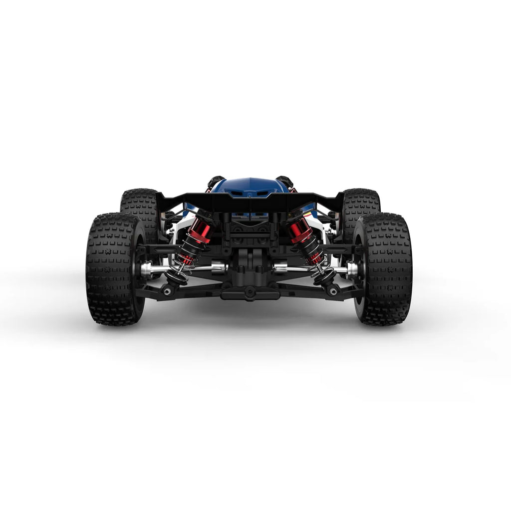 Amewi Hyper Go Buggy V2 brushless 4WD 22798 im Maßstab 1:16 Buggy RTR – Unteransicht mit Chassis, Federungen und Rädern