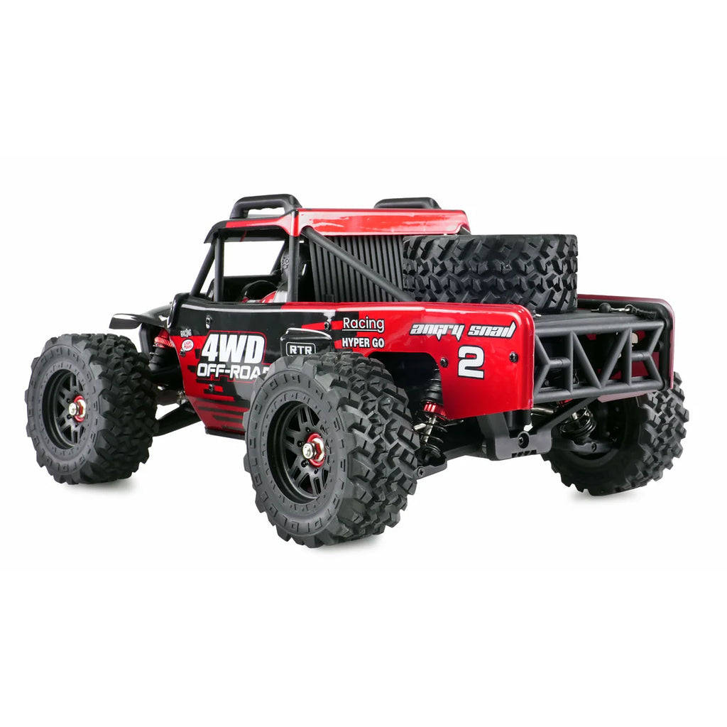 Amewi Hyper GO Desert Buggy brushless 4WD schwarz/rot 22658 im Maßstab 1:14 Buggy RTR – Draufsicht