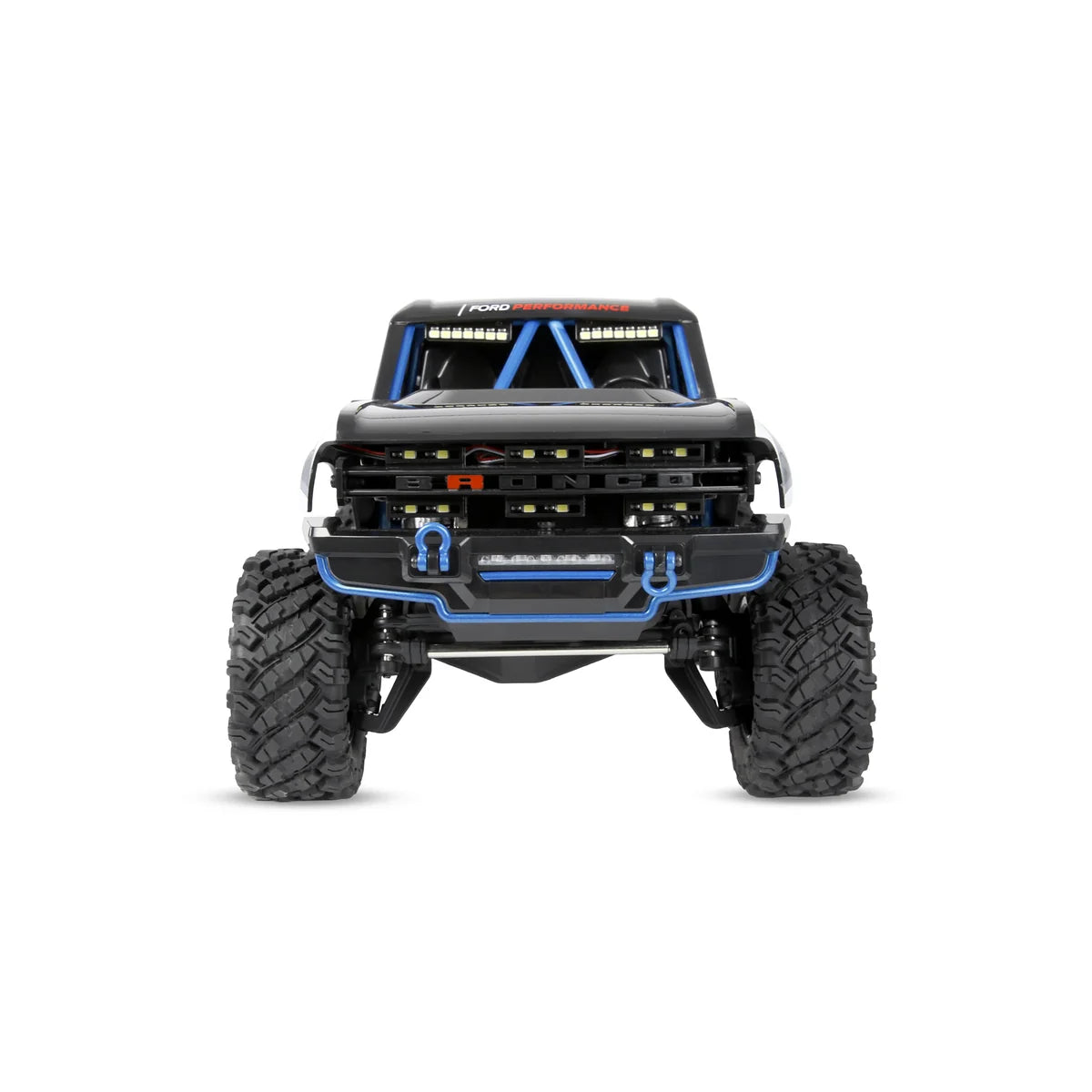 Amewi Hyper GO Ford Bronco Baja 1000 Brushless 22740 im Maßstab 1:12 Offroad RTR – Frontansicht