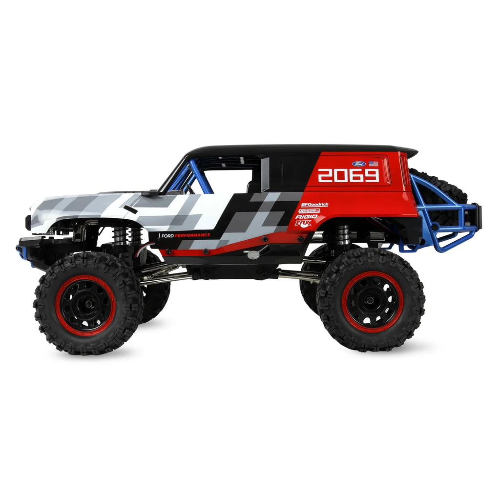 Amewi Hyper GO Ford Bronco Baja 1000 Brushless 22740 im Maßstab 1:12 Offroad RTR – Seitenansicht