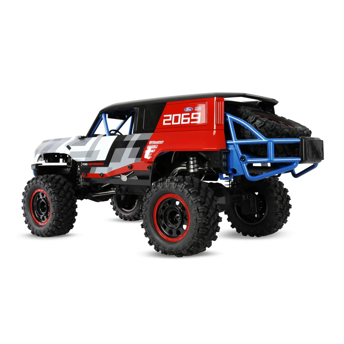 Amewi Hyper GO Ford Bronco Baja 1000 Brushless 22740 im Maßstab 1:12 Offroad RTR – Seitenansicht