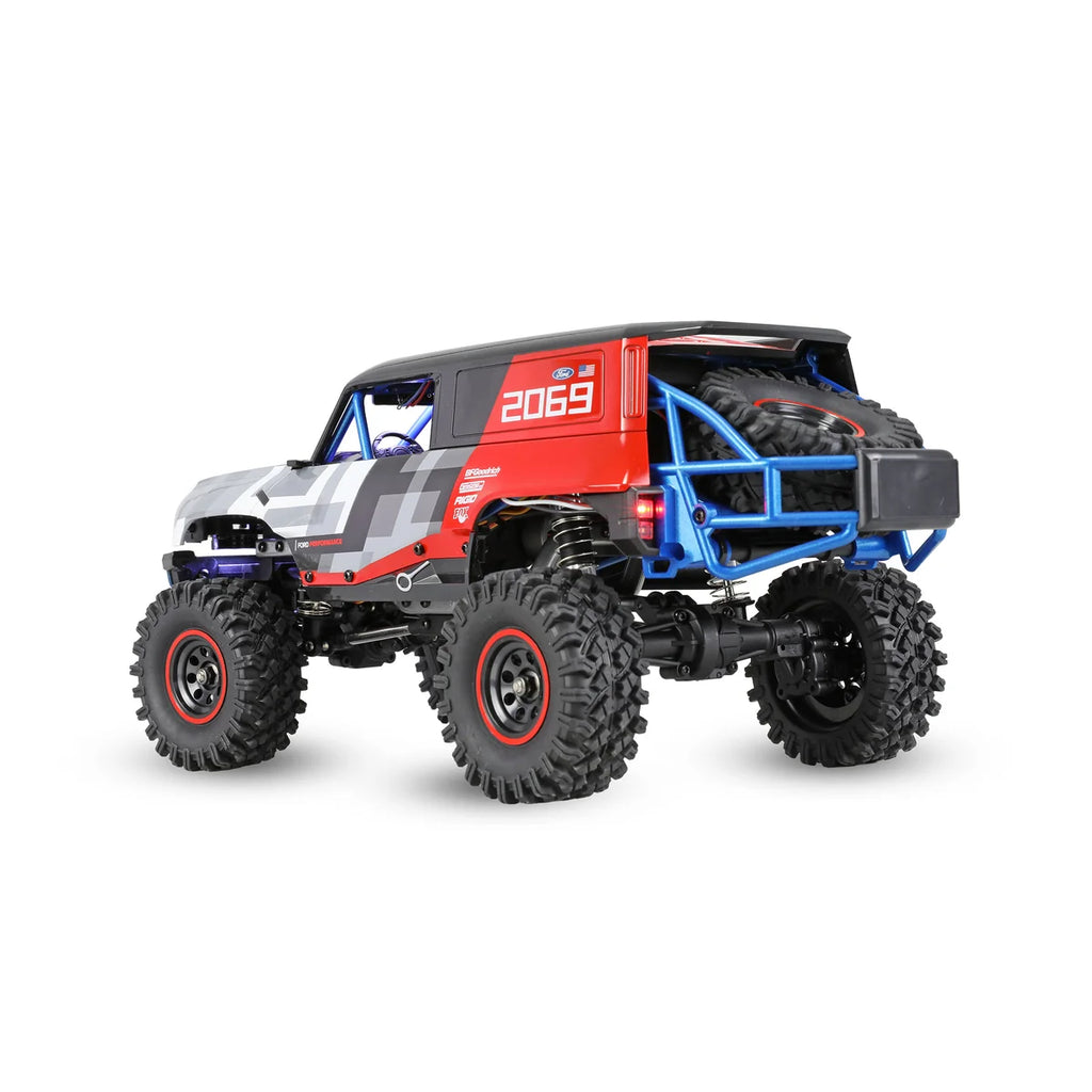 Amewi Hyper Go H18P Ford Bronco Baja 1000 brushless 22805 im Maßstab 1:18 Offroad RTR – Seitenansicht