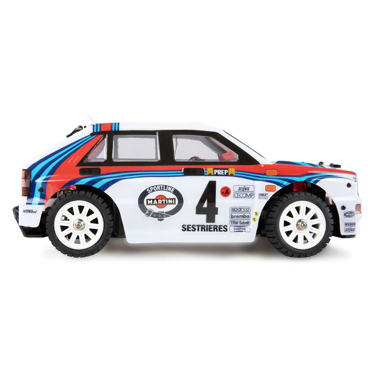Amewi Hyper Go Lancia Delta HF Integrale Rallye/Drift 4WD 21109 im Maßstab 1:14 Drift RTR – Seitenansicht