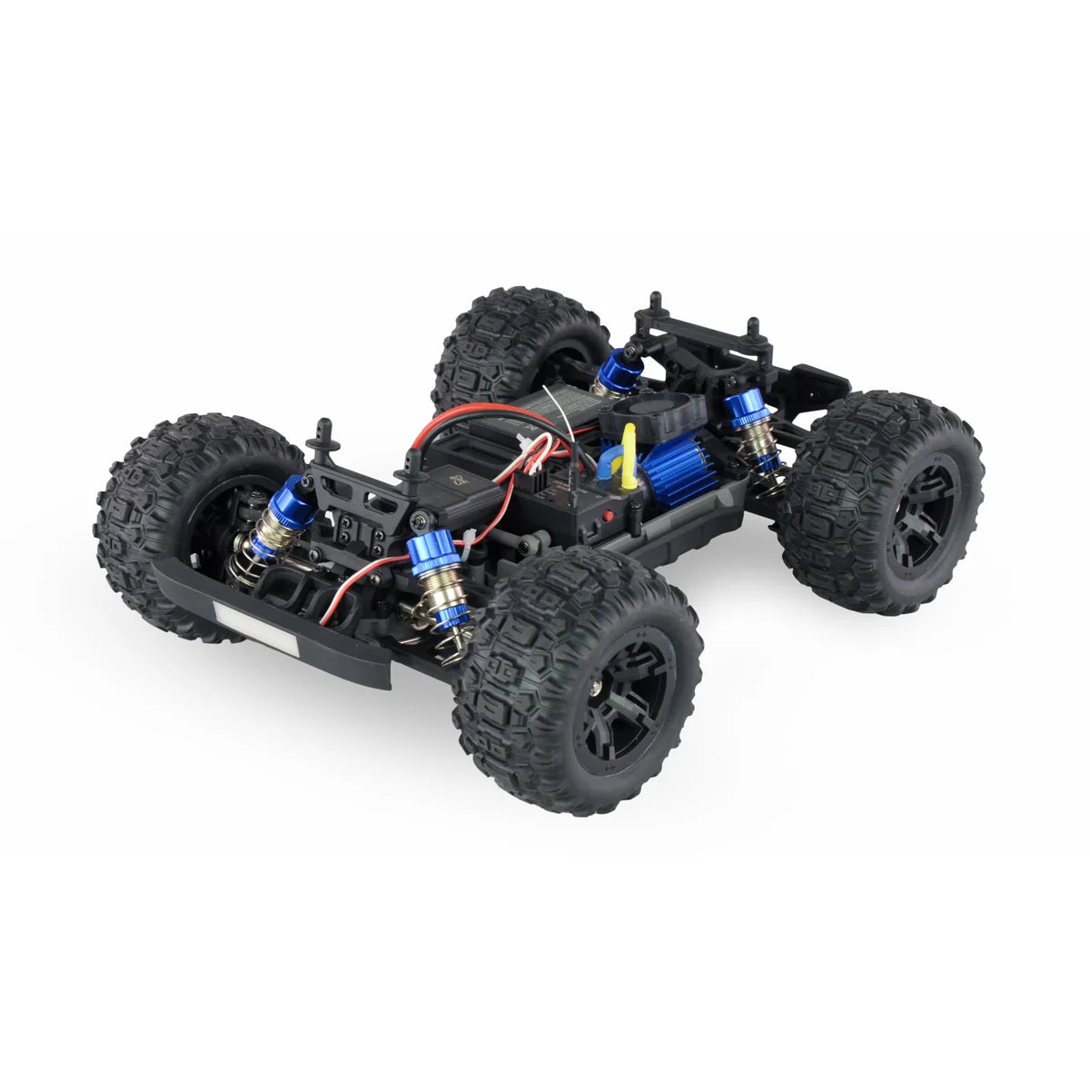 Amewi Hyper GO Monstertruck brushed 4WD mit GPS blau 22602 im Maßstab 1:16 Monster Truck RTR – Draufsicht