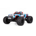Amewi Hyper Go Monstertruck V2 brushless 4WD blau/weiß 22796 im Maßstab 1:16 Monster Truck RTR – Seitenansicht