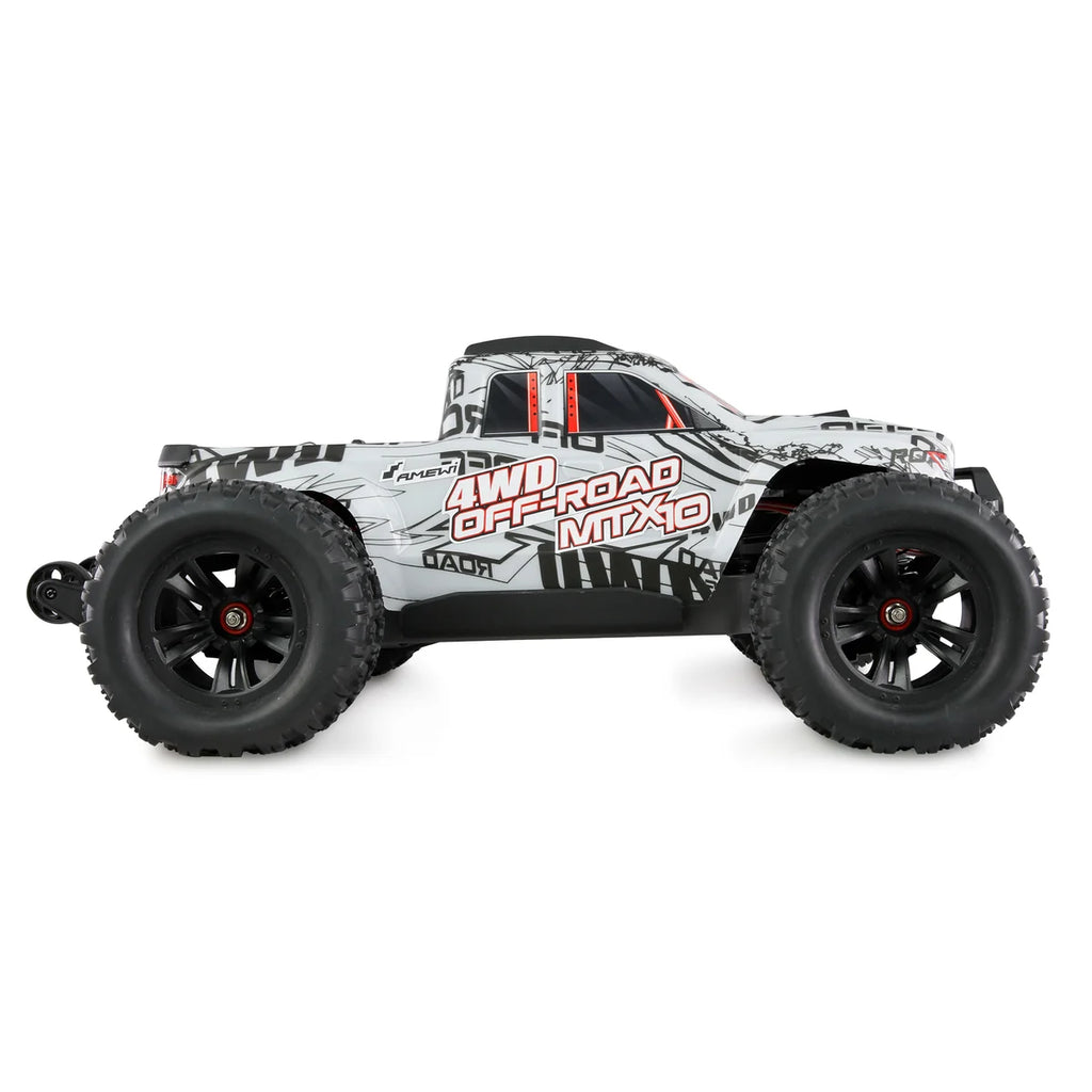 Amewi Hyper Go MTX10 Monstertruck Brushless Grau 22686 im Maßstab 1:10 Monster Truck ARTR – Seitenansicht