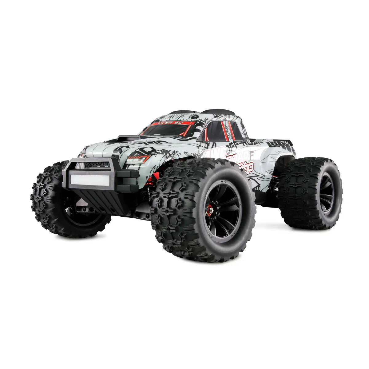 Amewi Hyper Go MTX10 Monstertruck Brushless Grau 22686 im Maßstab 1:10 Monster Truck ARTR – Seitenansicht