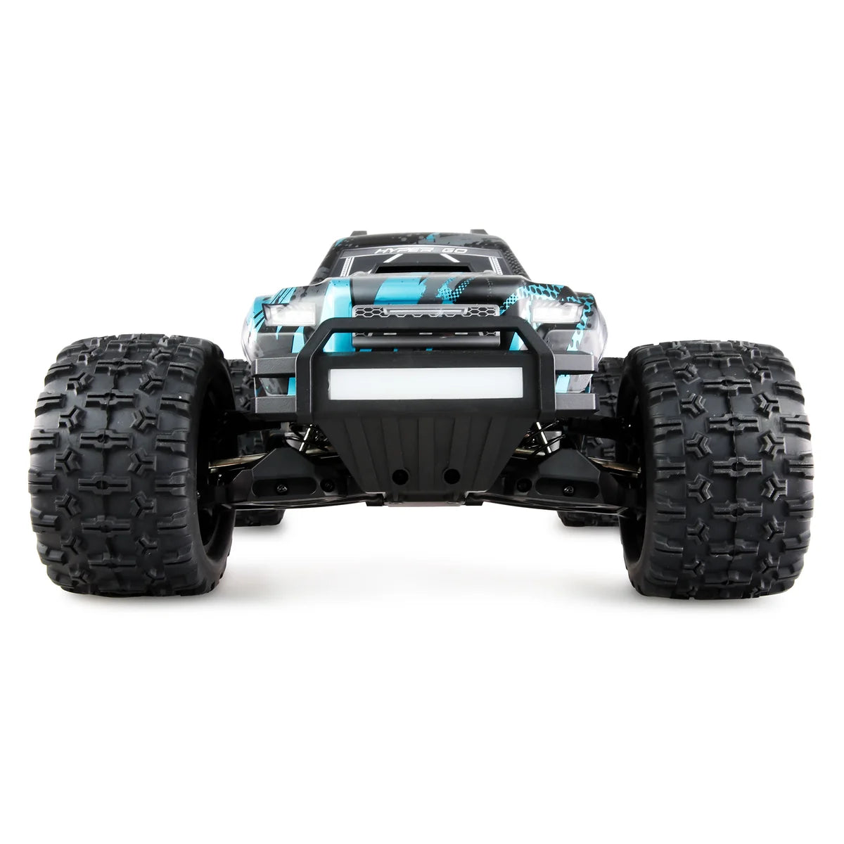 Amewi Hyper Go MTX10 Monstertruck Brushless Schwarz/blau 22688 im Maßstab 1:10 Monster Truck ARTR – Frontansicht