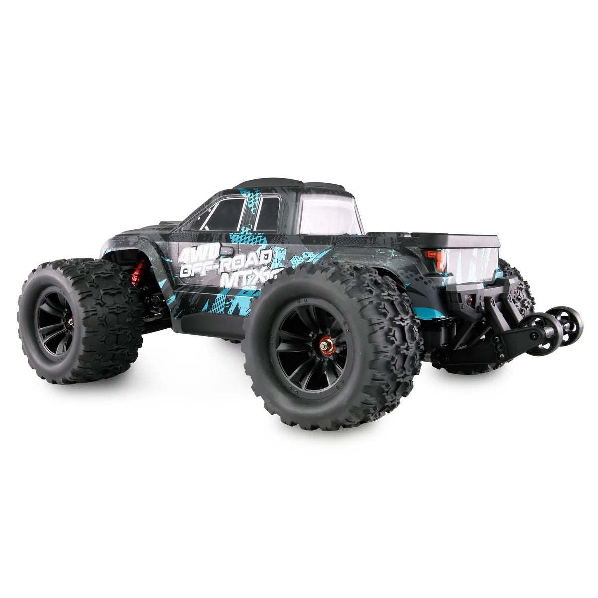 Amewi Hyper Go MTX10 Monstertruck Brushless Schwarz/blau 22688 im Maßstab 1:10 Monster Truck ARTR – Seitenansicht