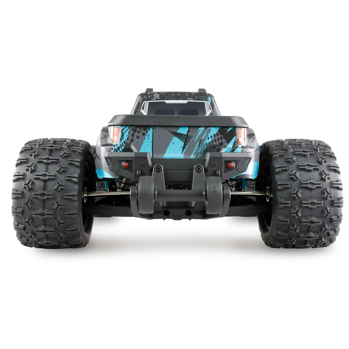 Amewi Hyper Go MTX10 Monstertruck Brushless Schwarz/blau 22688 im Maßstab 1:10 Monster Truck ARTR – Unteransicht