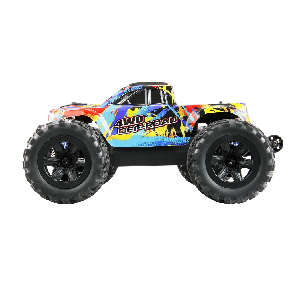 Amewi Hyper Go MTX20 Monstertruck brushless 22699 im Maßstab 1:20 Monster Truck RTR – Seitenansicht