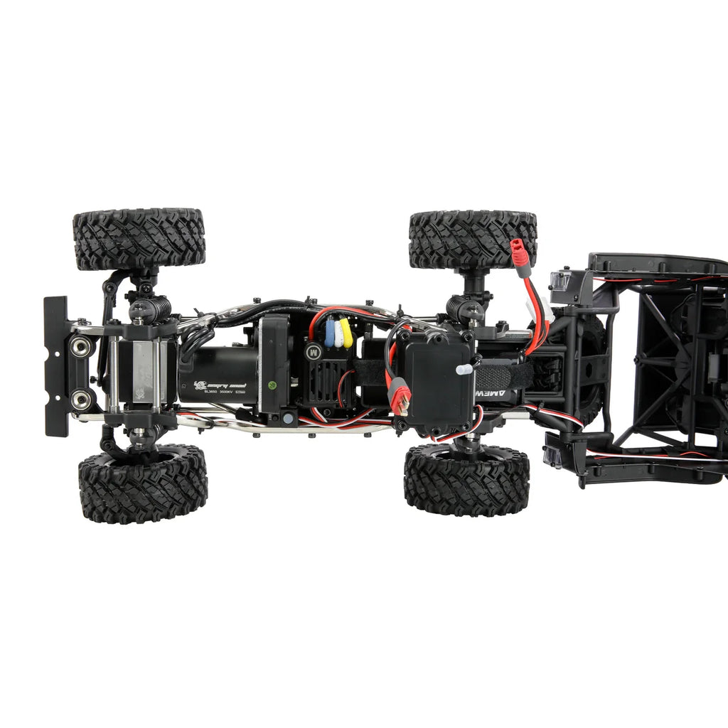 Amewi Hyper Go SC Scale Crawler brushless anthrazit 22701 im Maßstab 1:12 Crawler RTR – Draufsicht