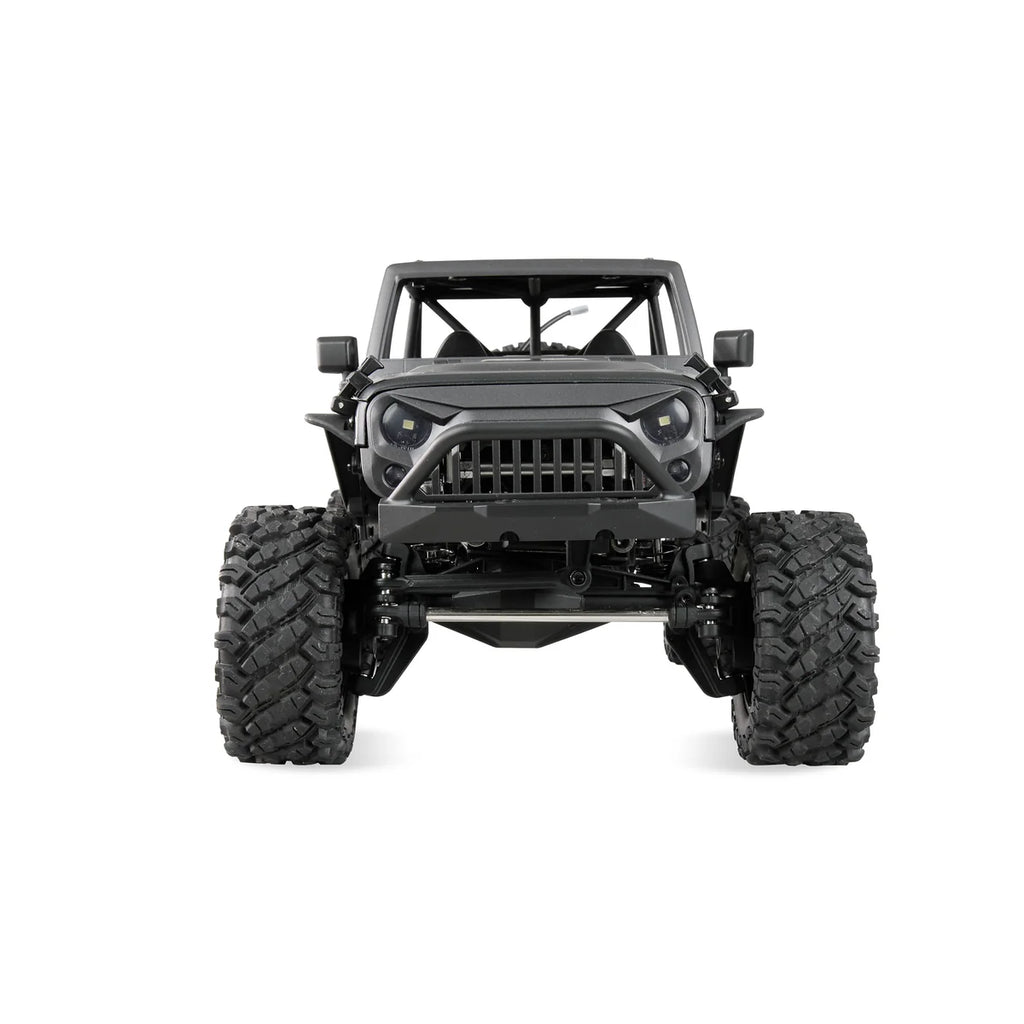 Amewi Hyper Go SC Scale Crawler brushless anthrazit 22701 im Maßstab 1:12 Crawler RTR – Frontansicht