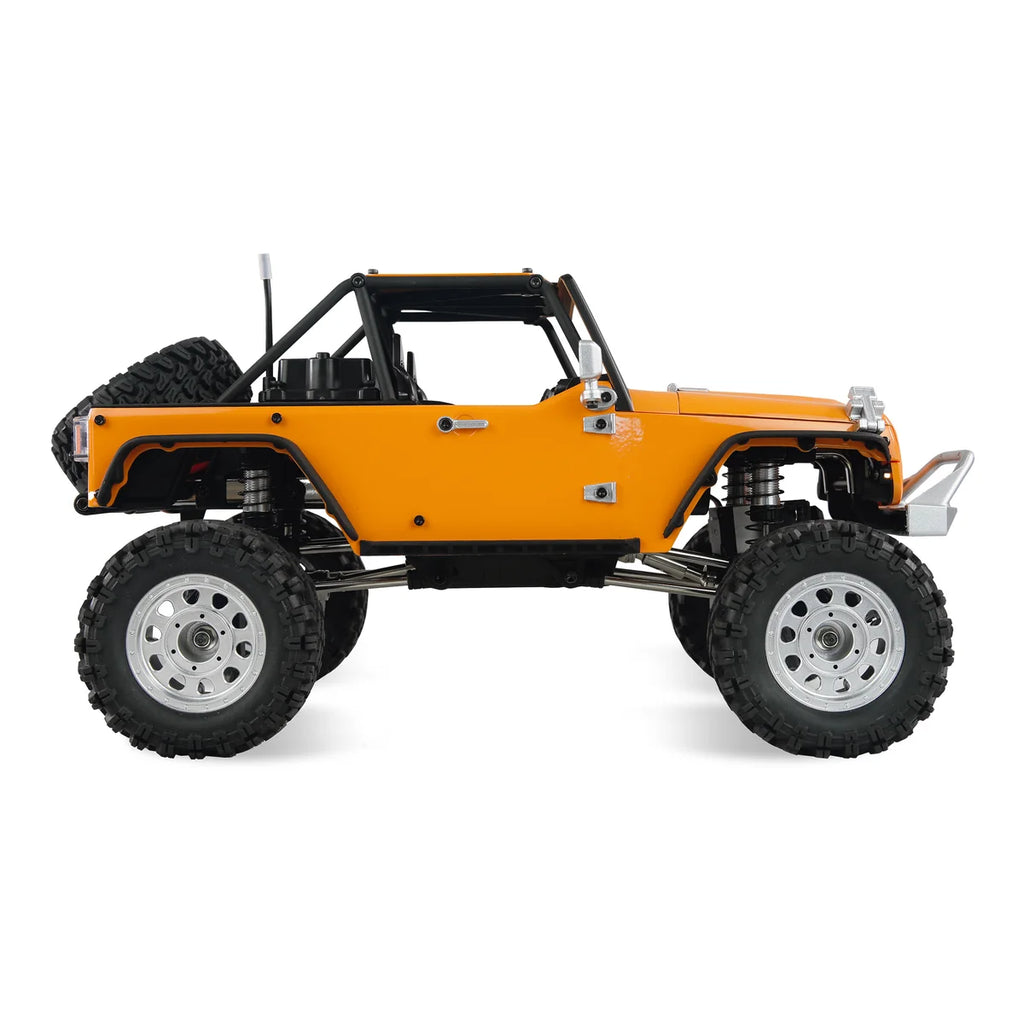 Amewi Hyper Go SC+ Scale Crawler brushless FOC gelb 22702 im Maßstab 1:12 Crawler RTR – Seitenansicht