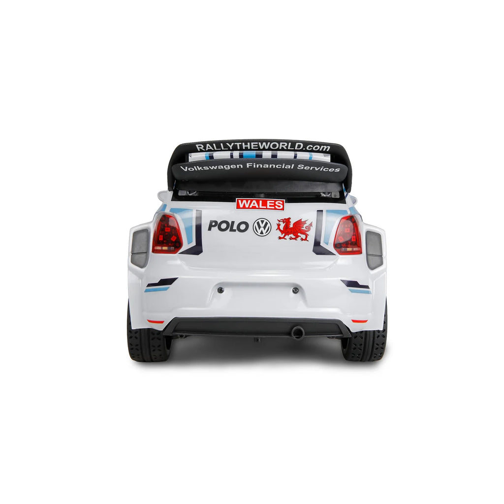 Amewi Hyper Go VW Polo R WRC Rallye brushless 4WD 21147 im Maßstab 1:10 Onroad ARTR – Rückansicht