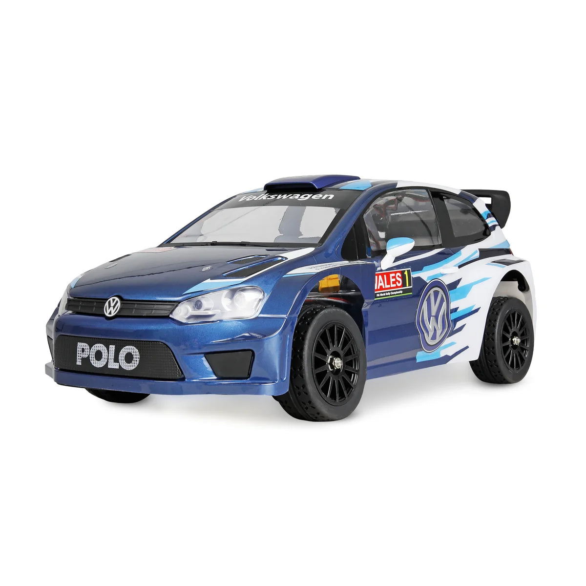 Amewi Hyper Go VW Polo R WRC Rallye brushless 4WD 21147 im Maßstab 1:10 Onroad ARTR – Seitenansicht