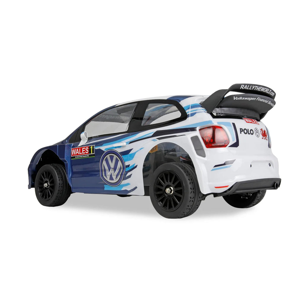 Amewi Hyper Go VW Polo R WRC Rallye brushless 4WD 21146 im Maßstab 1:10 Onroad RTR – Rückansicht