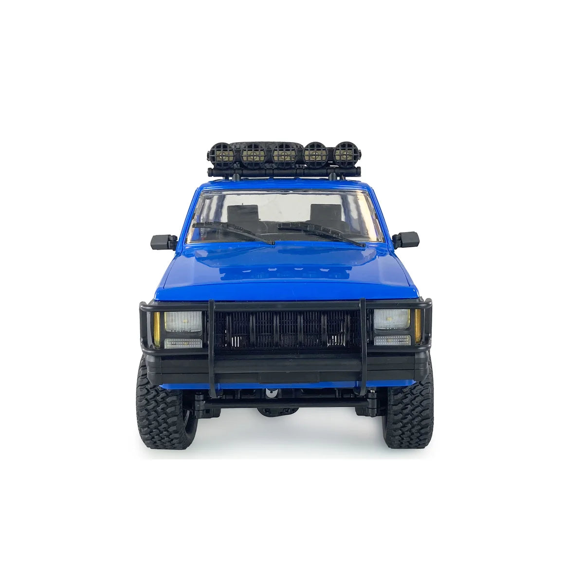 Amewi JC-X12 Scale Geländewagen Blau 22633 im Maßstab 1:12 Offroad RTR – Frontansicht