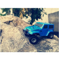 Amewi Karosserie AM24 Ranger für AM24 Amx Rock Crawler Blau 015-24027 im Maßstab 1:24 Crawler – Seitenansicht