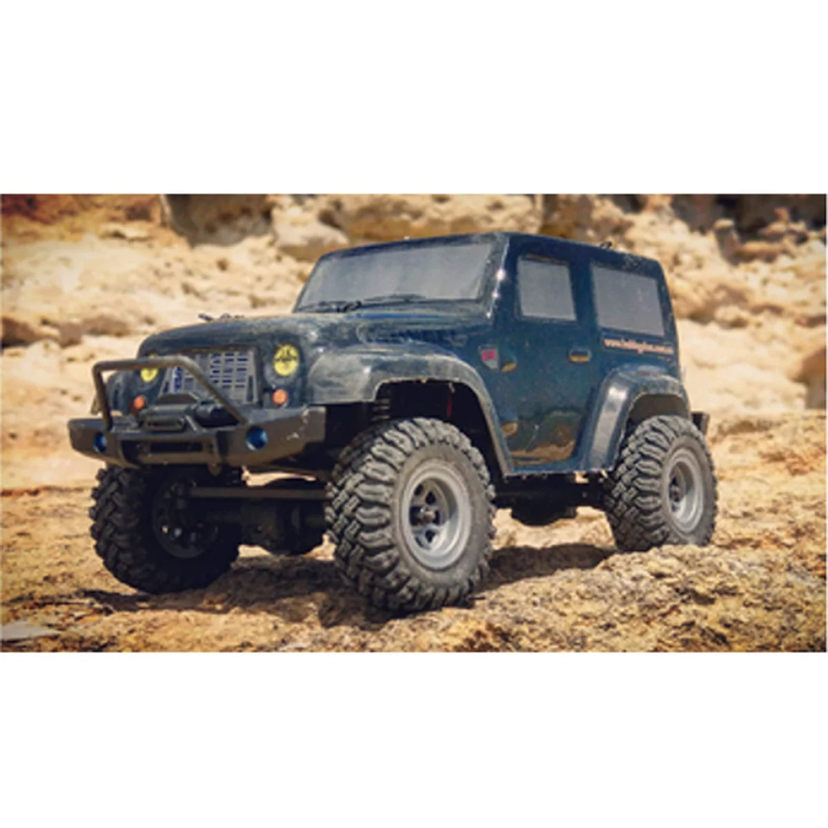 Amewi Karosserie AM24 Ranger für AM24 Amx Rock Crawler Schwarz 015-24026 im Maßstab 1:24 Crawler – Seitenansicht
