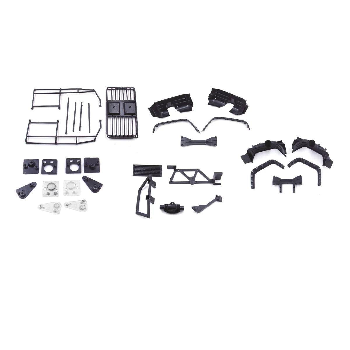 Amewi Karosserie Anbauteile Set Dirt Climbing SUV 017-1009 Crawler – Lieferumfang und Zubehör