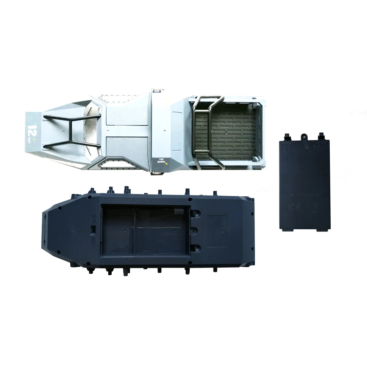 Amewi Karosserie, Chassis & Akkufachabdeckung für Ketten-Drift-Fahrzeug Weiß 014-1512002 Touring Car & Onroad – Lieferumfang und Zubehör