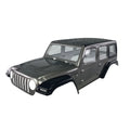 Amewi Karosserie Crosstrail hellgrau 021-B004 Crawler – Seitenansicht mit Grill, Scheinwerfer, vier Fenster