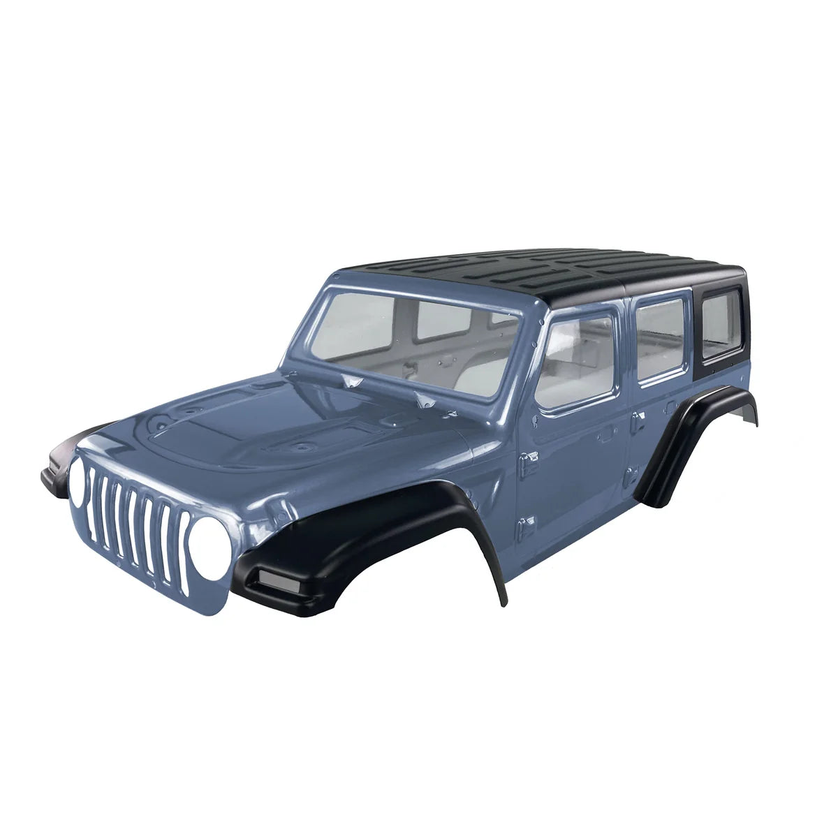 Amewi Karosserie Crosstrail metallic für Crosstrail CT10 Grau 021-B003 Crawler – Seitenansicht
