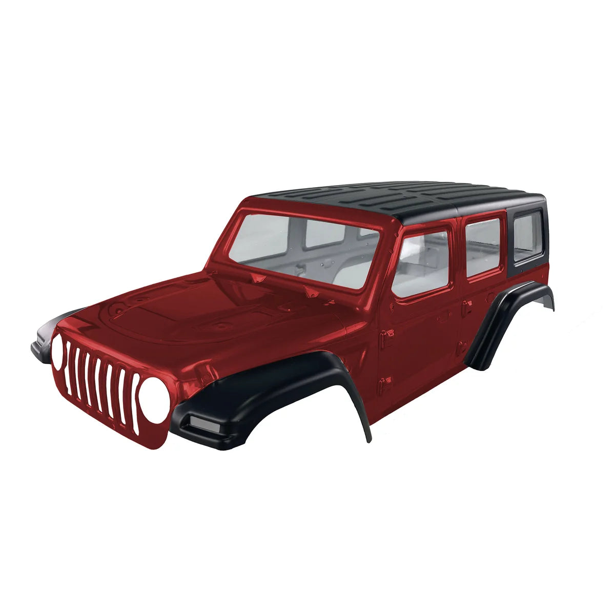 Amewi Karosserie Crosstrail metallic für Crosstrail CT10 Rot 021-B001 Crawler – Seitenansicht