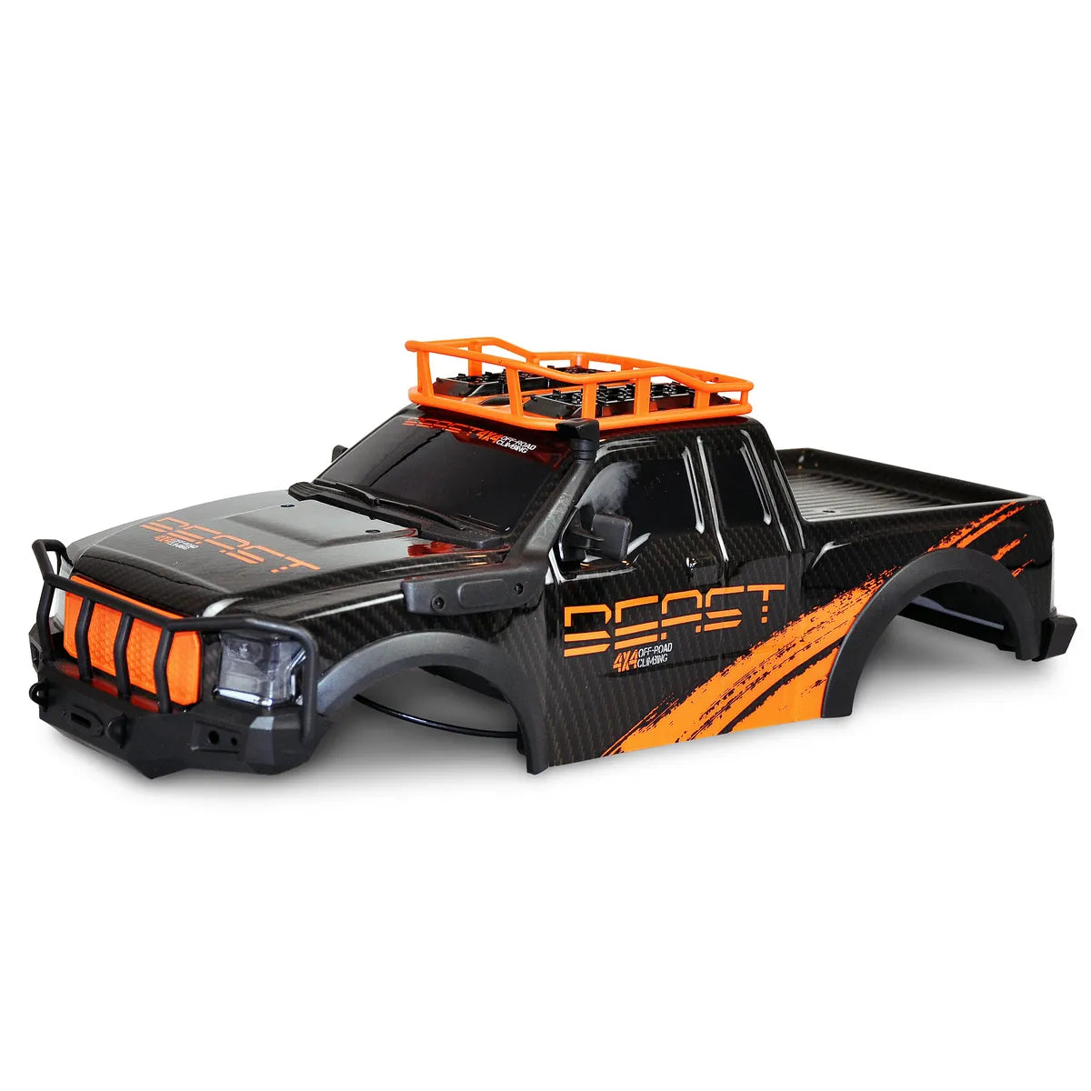 Amewi Karosserie Dirt Climbing Pick-Up für Dirt Climbing Suv Crawler 4wd Orange 017-1059 Crawler – Seitenansicht