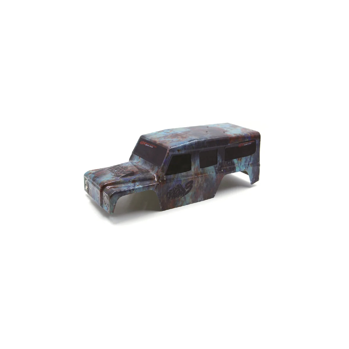 Amewi Karosserie Dirt Climbing SUV 017-1003 Crawler – Seitenansicht mit Verschleiß und Patina, gealterte Oberfläche