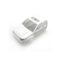 Amewi Karosserie für Pick-Up / SUV 016-SA0001 im Maßstab 1:35 – Draufsicht weiße Pick-up Karosserie von oben