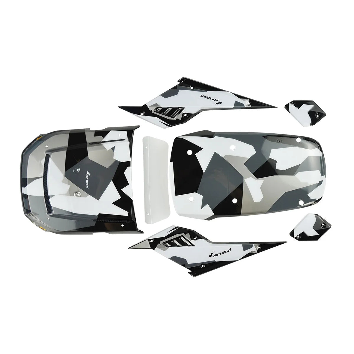 Amewi Karosserie Hammerhead / V2 Camouflage 002-TS072C Buggy – Lieferumfang und Zubehör