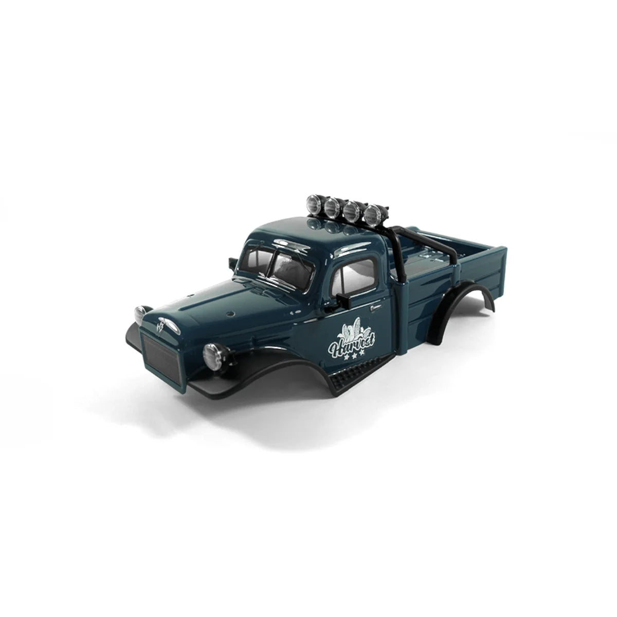 Amewi Karosserie Harvest Lexan blau für AMXRock AM18 015-18027 Crawler – Seitenansicht