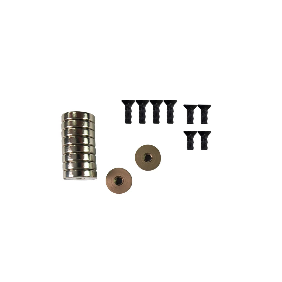 Amewi Karosserie Magnete für RCX10.3 021-17224200 – Lieferumfang und Zubehör Magnete, Unterlegscheiben und Schrauben