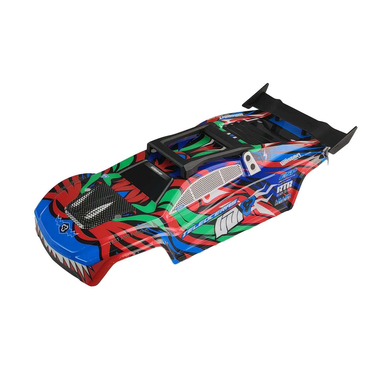 Amewi Karosserie Teleoceras Stunt Truck für Daphoenodon / Teleoceras Blau 014-P12002B – Draufsicht