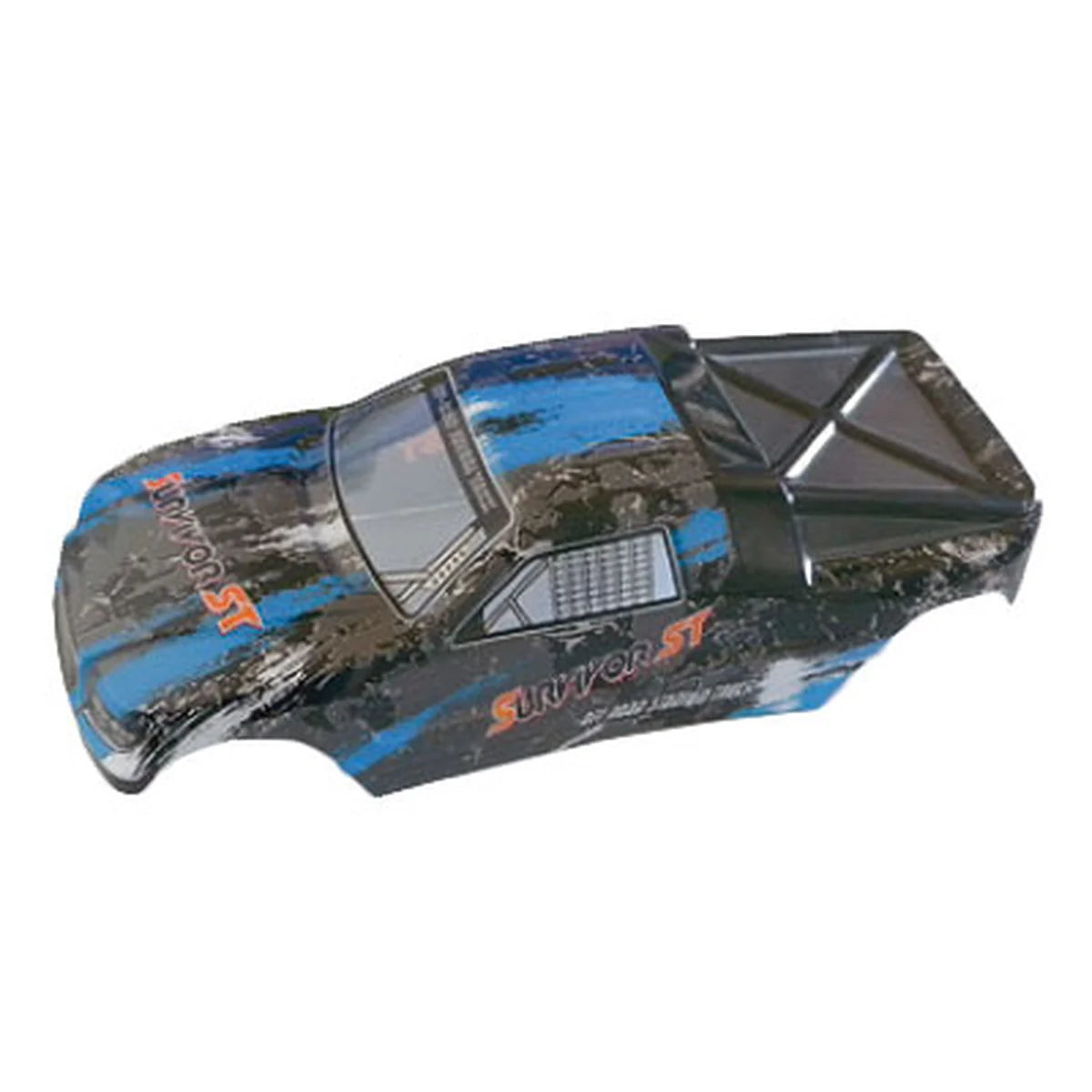 Amewi Karosserie Truggy blau EVO 4T 002-12686 Monster Truck – Seitenansicht