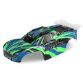Amewi Karosserie Truggy blau/grün für Hyper Go Truggy brushed 012-1601J Truggy – Seitenansicht