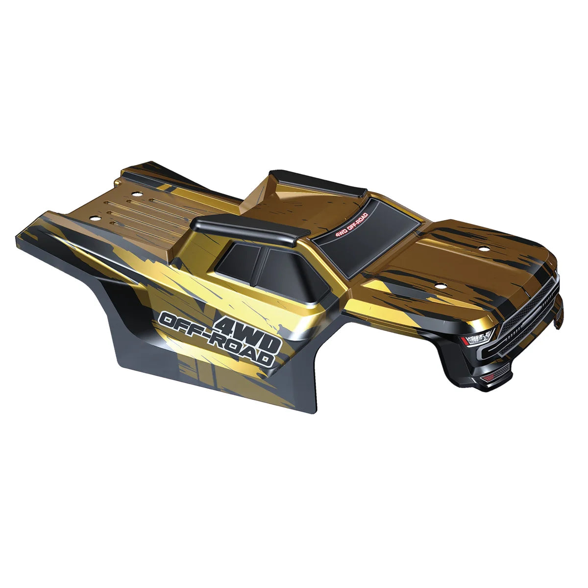 Amewi Karosserie Truggy für Hyper Go Truggy Pro Gold 012-1430D2 im Maßstab 1:14 Truggy – Draufsicht