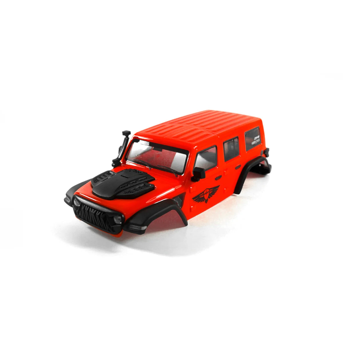 Amewi Kratos Karosserie Lexan Set für AMXRock AM18 Rot 015-18051 Crawler – Draufsicht