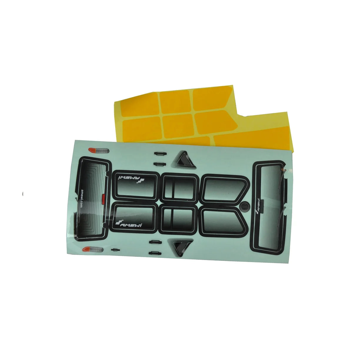 Amewi Kratos Karosserie Lexan unlackiert für AMXRock AM18 015-18048 Crawler – Draufsicht