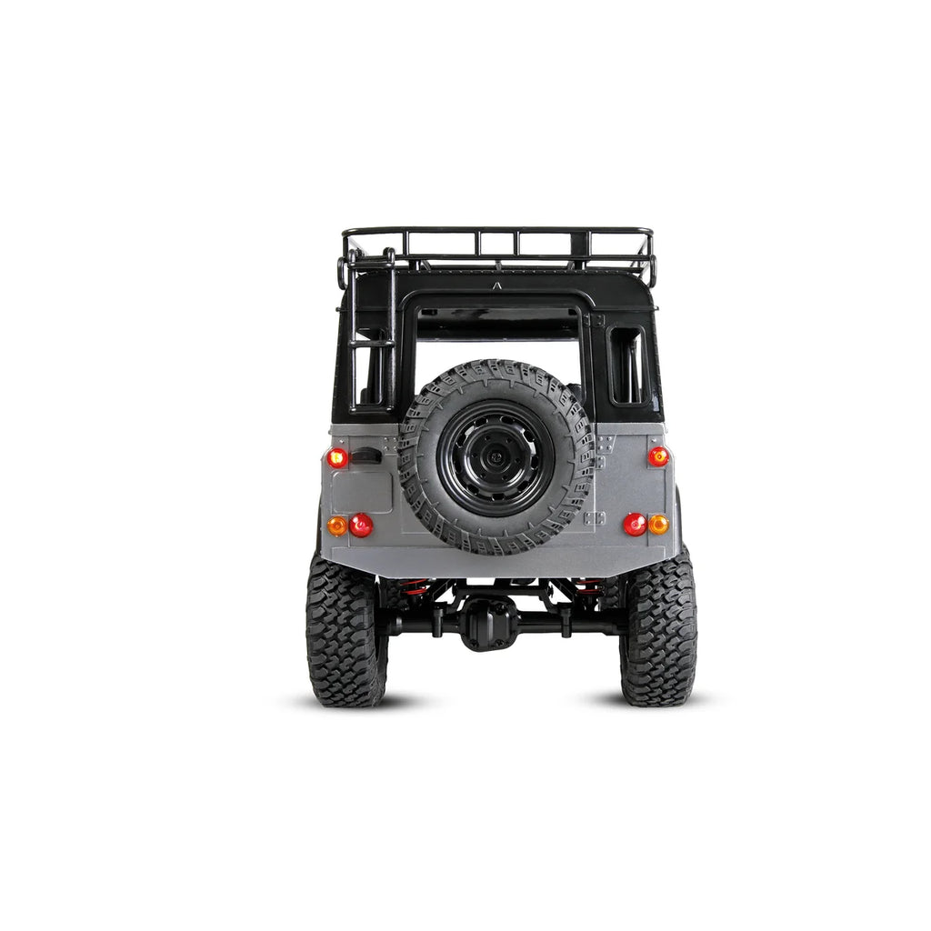 Amewi Land Rover Defender 90 Scale-Geländewagen 4WD 22507 im Maßstab 1:12 Offroad RTR – Rückansicht