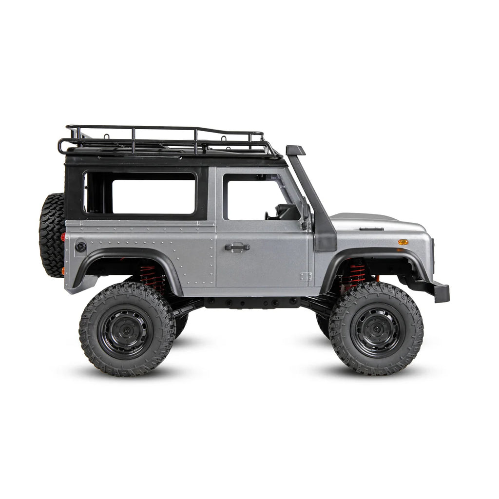 Amewi Land Rover Defender 90 Scale-Geländewagen 4WD 22507 im Maßstab 1:12 Offroad RTR – Seitenansicht