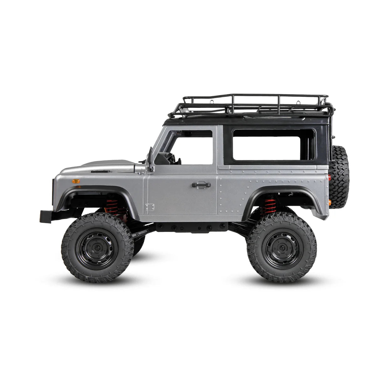 Amewi Land Rover Defender 90 Scale-Geländewagen 4WD 22507 im Maßstab 1:12 Offroad RTR – Seitenansicht