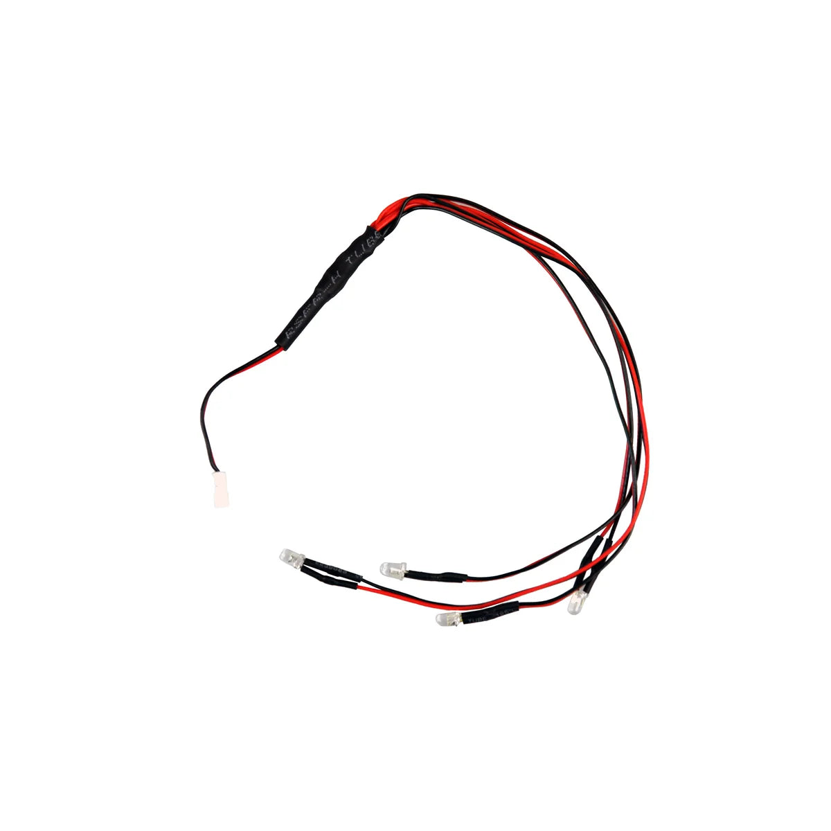 Amewi LED für Rushmore Karosserie 015-18023 Crawler – Detailansicht LED-Kabel mit Steckern und Wicklung