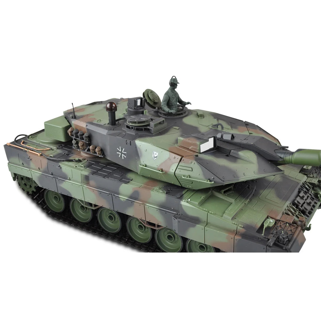Amewi Leopard 2A6 Advanced Line IR/BB 23112 im Maßstab 1:16 Panzer RTR – Draufsicht