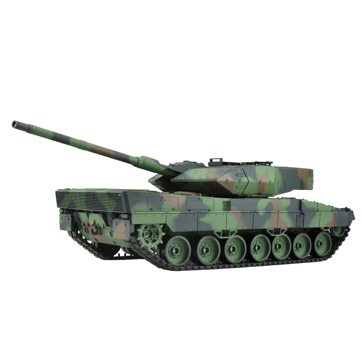 Amewi Leopard 2A6 Standard Line II BB 23034 im Maßstab 1:16 Panzer RTR – Seitenansicht