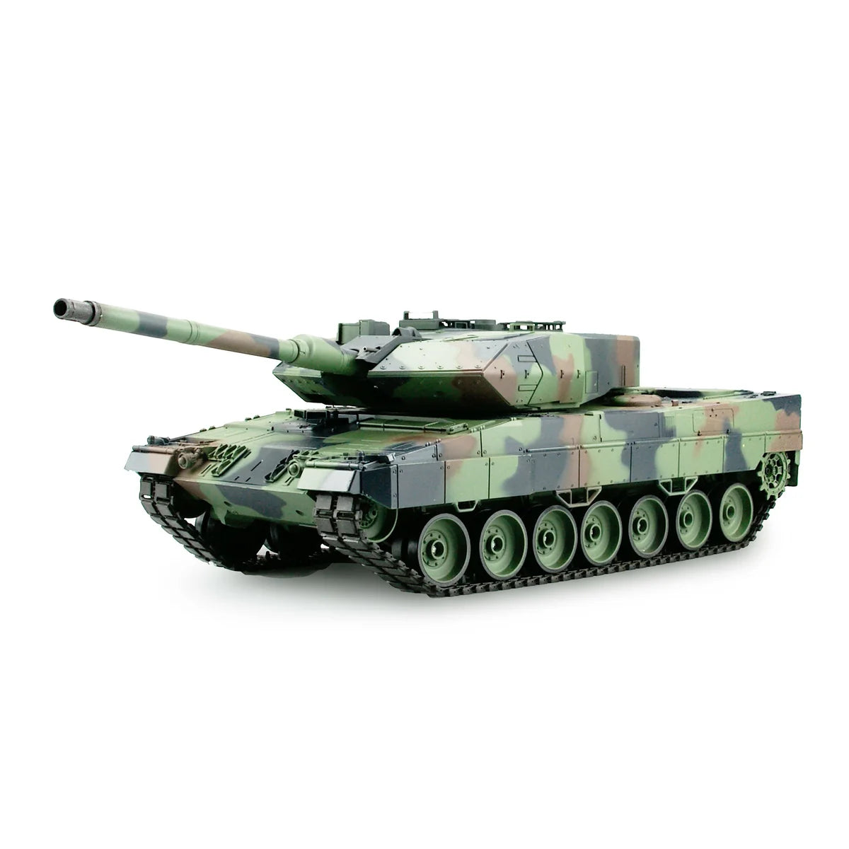 Amewi Leopard 2A6 Standard Line II BB 23034 im Maßstab 1:16 Panzer RTR – Seitenansicht