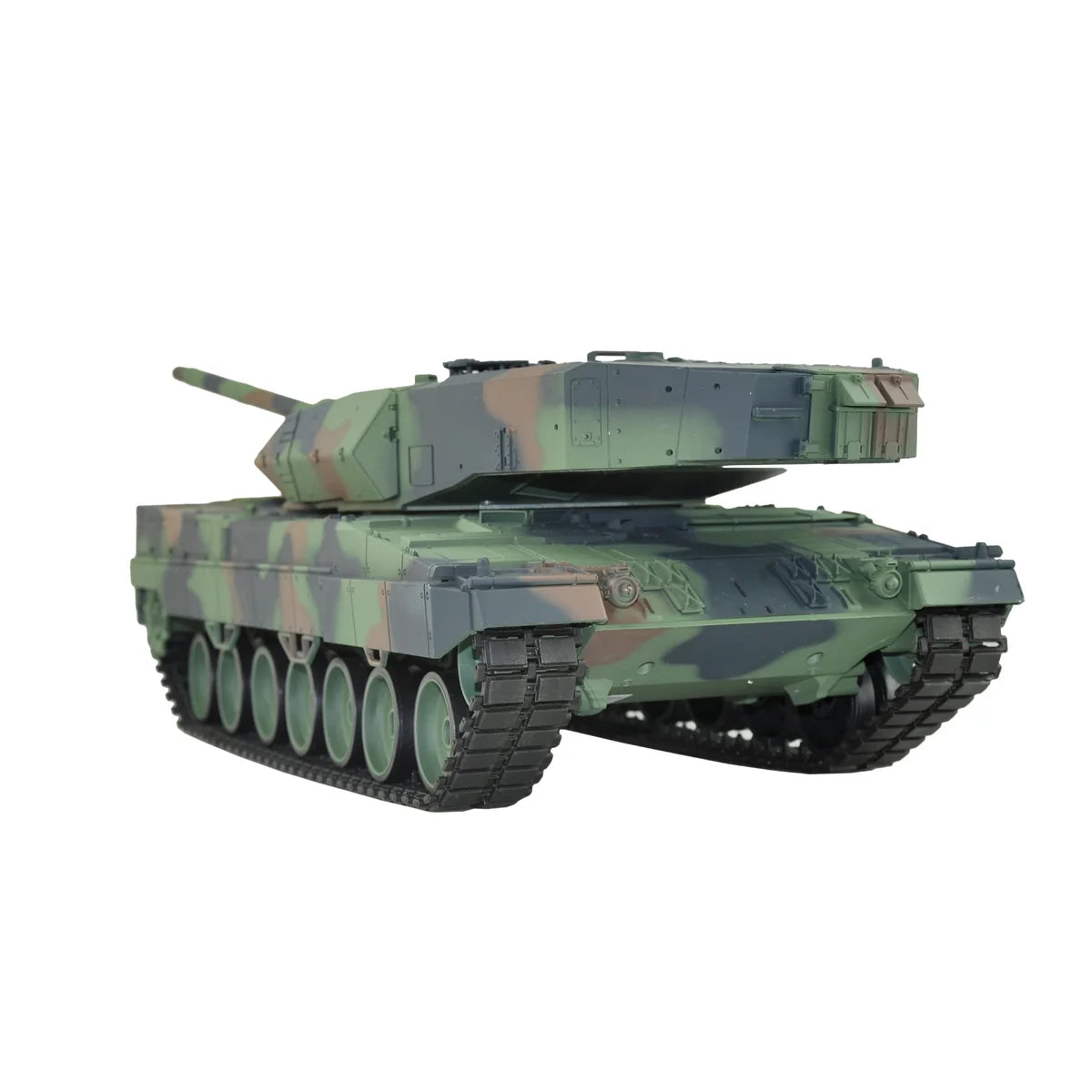 Amewi Leopard 2A6 Standard Line IR/BB 23077 im Maßstab 1:16 Panzer RTR – Seitenansicht